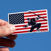 Hockey Sticker - Patriotic