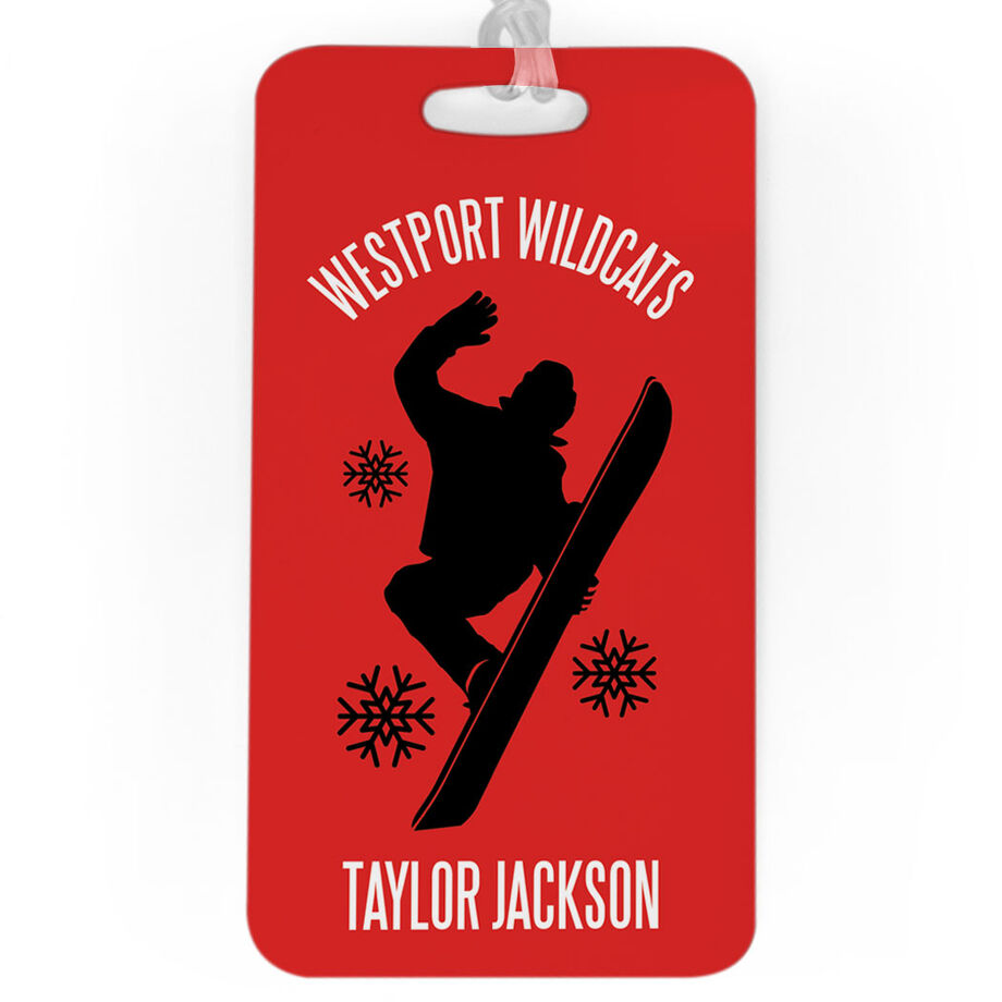 Snowboarding Bag/Luggage Tag - Personalized Team