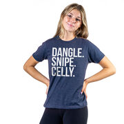 Hockey Short Sleeve T-Shirt - Dangle Snipe Celly Words