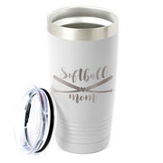 Softball 20oz. Double Insulated Tumbler - Softball Mom