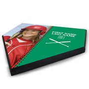 Softball Home Plate Plaque - Player Photo Stitch