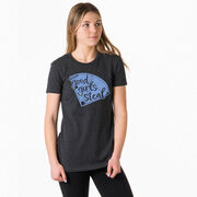 Softball Women's Everyday Tee - Good Girls Steal