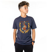Guys Lacrosse Short Sleeve T-Shirt - Play Hard, Chill Easy