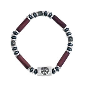 Power Hematite SportBEAD Soccer Bracelet (Brown) - SPECIAL PRICING - LIMITED QUANTITES