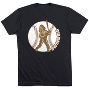 Baseball T-Shirt Short Sleeve - Baseball Bigfoot