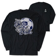Soccer Tshirt Long Sleeve - Belle Of The Ball (Back Design)