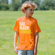 Tennis Short Sleeve Performance Tee - Eat. Sleep. Tennis.