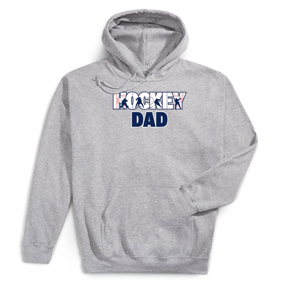 Hockey Hooded Sweatshirt - Hockey Dad Life