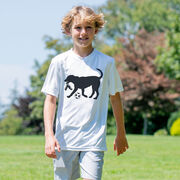 Soccer Short Sleeve Performance Tee - Spot The Soccer Dog