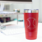 Softball 20 oz. Double Insulated Tumbler - Icon