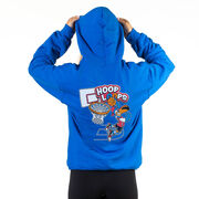 Basketball Hooded Sweatshirt - Hoop Loops (Back Design)