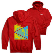 Tennis Hooded Sweatshirt - Let's Raise A Racket (Back Design)