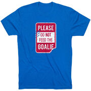 Hockey Short Sleeve T-Shirt - Don't Feed The Goalie
