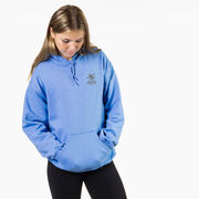 Hockey Hooded Sweatshirt - Hockey Girls Are Cooler (Back Design)