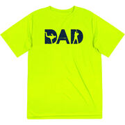 Baseball Short Sleeve Performance Tee - Baseball Dad Silhouette