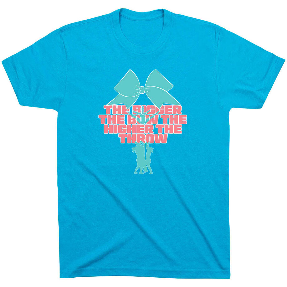Cheerleading Short Sleeve T-Shirt - The Bigger the Bow