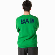 Soccer Crewneck Sweatshirt - Soccer Dad Silhouette (Back Design)