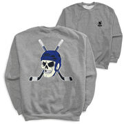 Hockey Crewneck Sweatshirt - Chill to the Bone (Back Design)