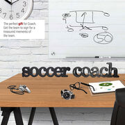 Soccer Coach Wood Words Ready To Autograph
