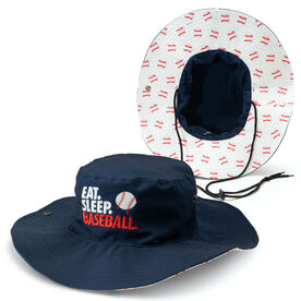 Baseball Bucket Hat - Eat Sleep Baseball