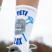 Guys Lacrosse Woven Mid-Calf Socks - Yeti to Lax