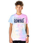 Crew Short Sleeve T-Shirt - I'd Rather Be Rowing Tie Dye