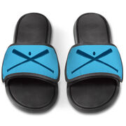 Baseball Repwell&reg; Slide Sandals - Crossed Bats with Ball