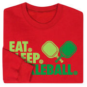 Pickleball Crewneck Sweatshirt - Eat. Sleep. Pickleball