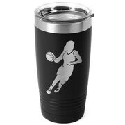 Basketball 20 oz. Double Insulated Tumbler - Girl Player