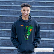 Guys Lacrosse Hooded Sweatshirt - Lacrosse Leprechaun