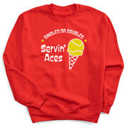 Tennis Crewneck Sweatshirt - Servin' Aces