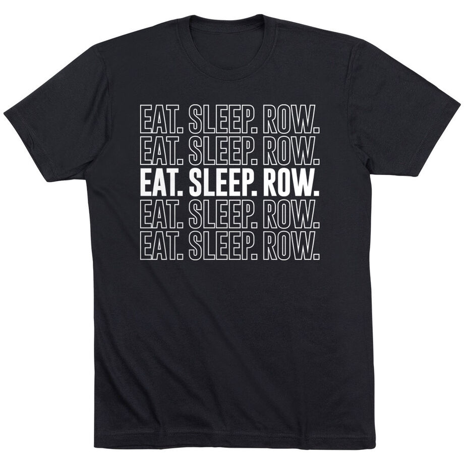 Crew T-Shirt Short Sleeve Eat. Sleep. Row.