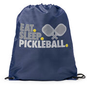 Pickleball Drawstring Backpack - Eat. Sleep. Pickleball