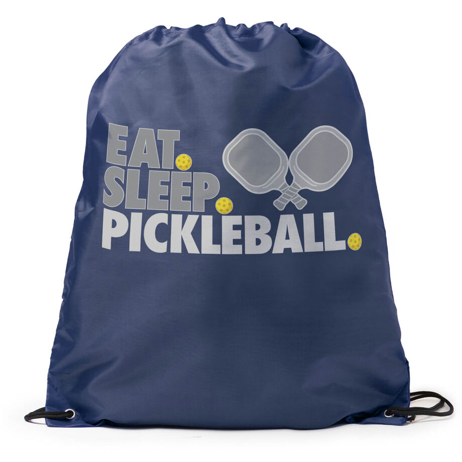 Pickleball Drawstring Backpack - Eat. Sleep. Pickleball