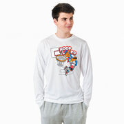 Basketball Long Sleeve Performance Tee - Hoop Loops