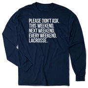 Lacrosse Tshirt Long Sleeve - All Weekend Lacrosse