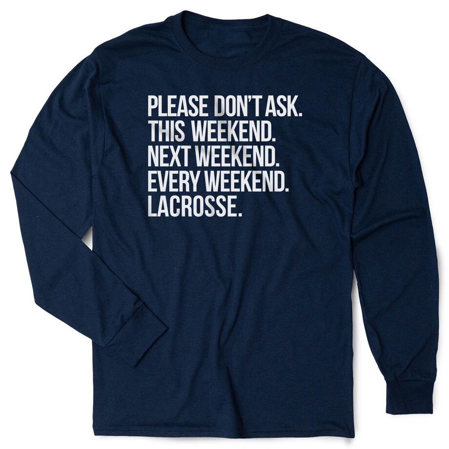 Lacrosse Tshirt Long Sleeve - All Weekend Lacrosse