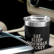 Hockey 20 oz. Double Insulated Tumbler - Personalized Eat Sleep Hockey