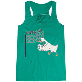 Volleyball Flowy Racerback Tank Top - Goosebumps