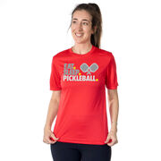 Pickleball Short Sleeve Performance Tee - Eat. Sleep. Pickleball