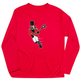 Guys Lacrosse Long Sleeve Performance Tee - Crushing Goals