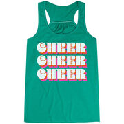 Cheerleading Flowy Racerback Tank Top - Retro Cheer