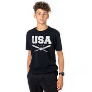 Baseball T-Shirt Short Sleeve - USA