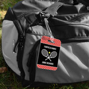 Tennis Bag/Luggage Tag - Personalized Tennis Team with Rackets