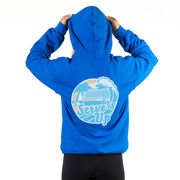 Volleyball Hooded Sweatshirt - Serve's Up (Back Design)