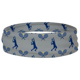 Tennis Multifunctional Headwear - Racket and Male Player Pattern RokBAND