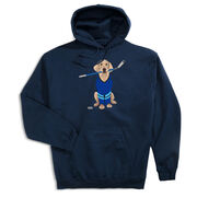 Hockey Hooded Sweatshirt - Puck The Hockey Dog