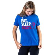 Figure Skating T-Shirt Short Sleeve Eat. Sleep. Skate.