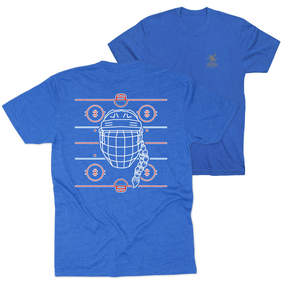 Hockey T-Shirt Short Sleeve - Game Time Girl (Back Design)