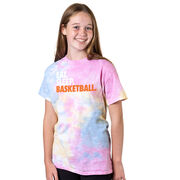 Basketball Short Sleeve T-Shirt - Eat. Sleep. Basketball Tie Dye